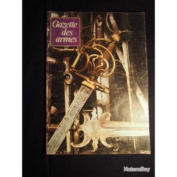 gazette des armes n 73 (voir sommaire dans texte de l'annonce et photo) bis