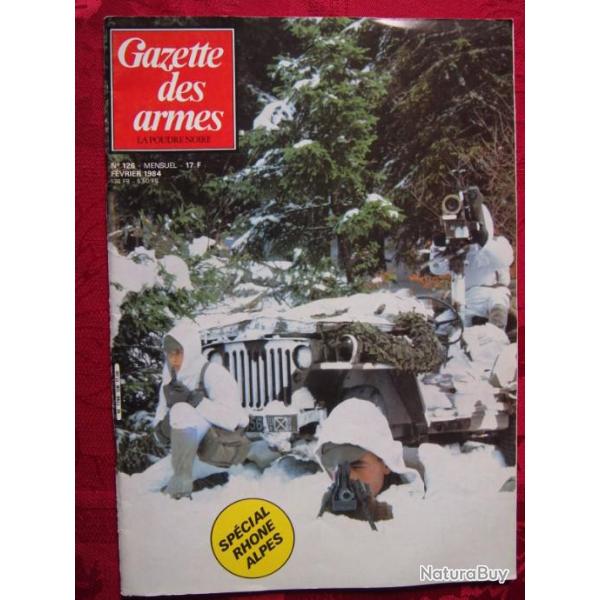 gazette des armes n 126 (voir sommaire dans texte de l'annonce et photo)