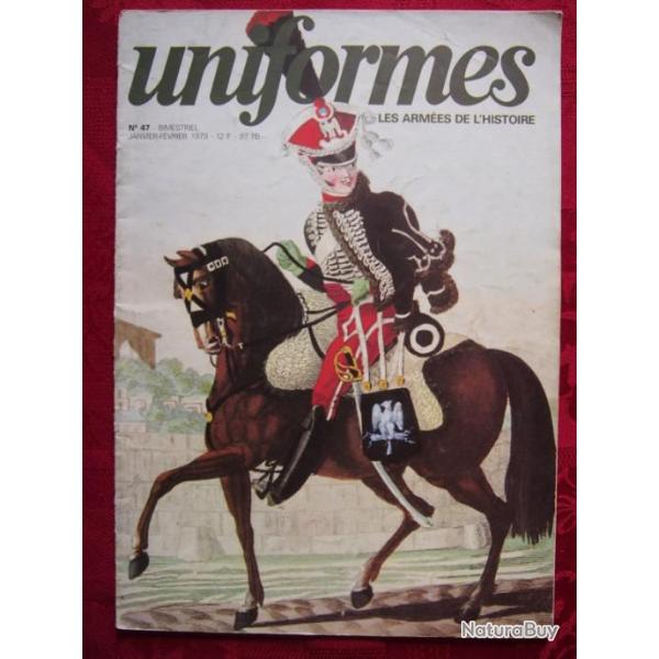 gazette des uniformes n 47 (voir sommaire dans texte de l'annonce et photo)