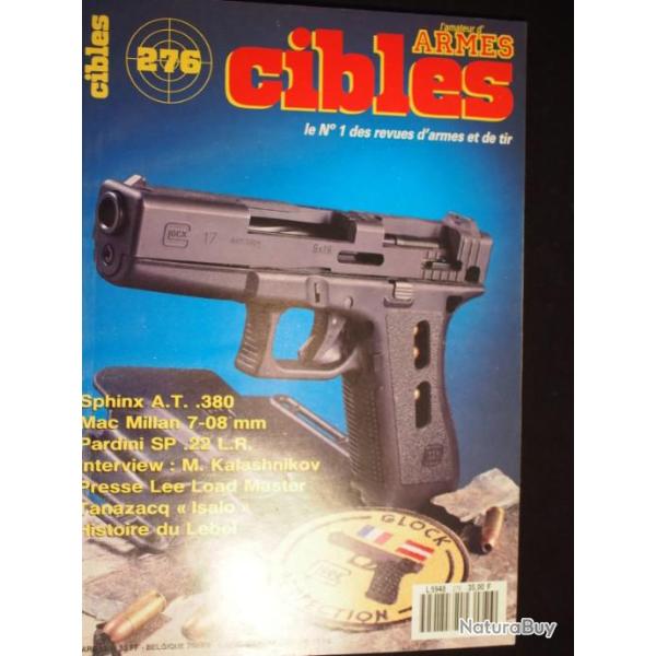 Revue cibles n 276 (voir sommaire dans texte de l'annonce et photo)