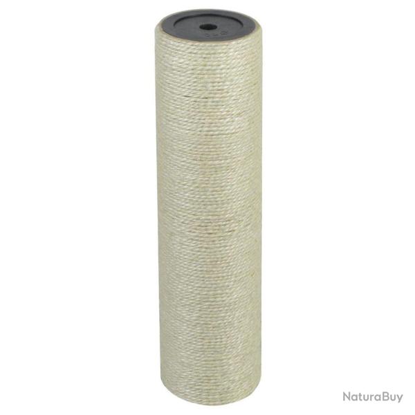 Arbre � chat griffoir grattoir niche jouet animaux peluch� 8 x 30 cm 10 mm beige 3702051