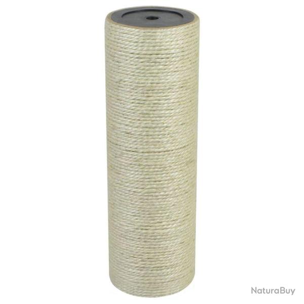 Arbre � chat griffoir grattoir niche jouet animaux peluch� 8 x 25 cm 8 mm beige 3702054