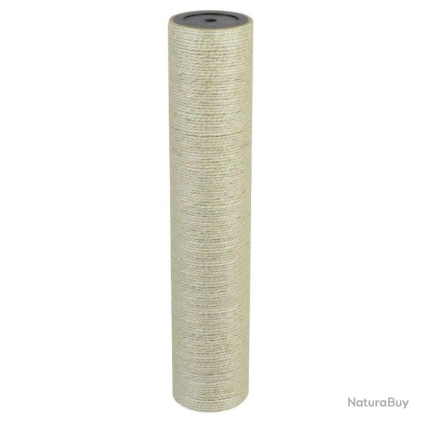 Arbre � chat griffoir grattoir niche jouet animaux peluch� 8 x 40 cm 8 mm beige 3702035