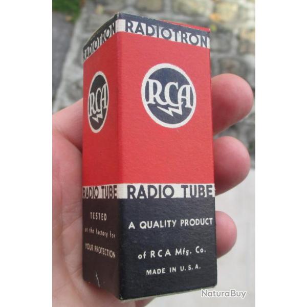 Tube, lampe radio US  ARMY   ww2 date 1942 USA