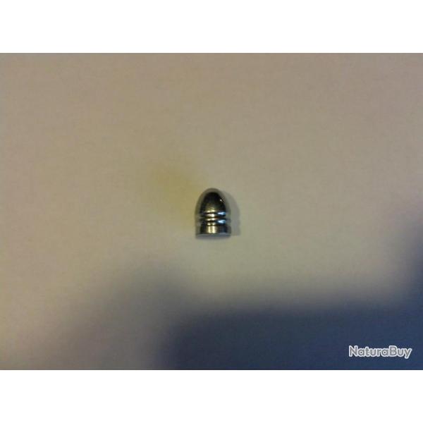 100 BALLES EN PLOMB PUR CAL 45 DE 210 GRAINS DE DIAMETRE .451 POUR FUSIL GRAS DE CADET