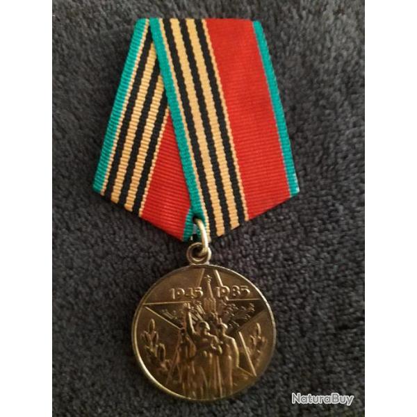 M�daille URSS Victoire sur Allemagne 1945 - 1985