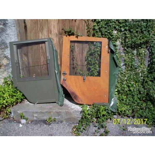 deux porte et coffre de jeep willy