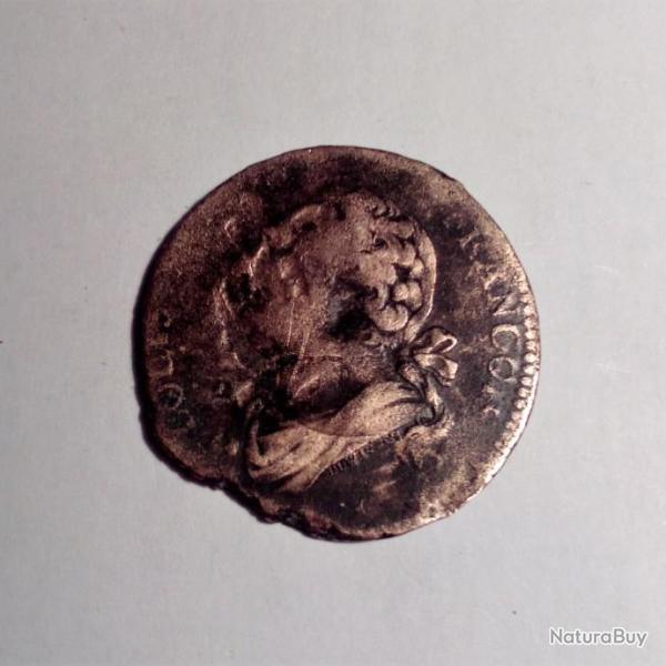 Monnaie Antique 1791 Louis XVI 12 deniers