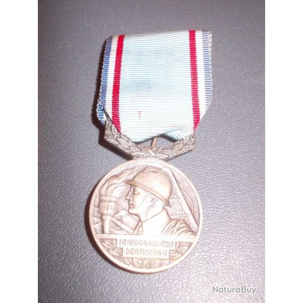 m�daille sapeurs pompiers du pas de calais mod�le argent