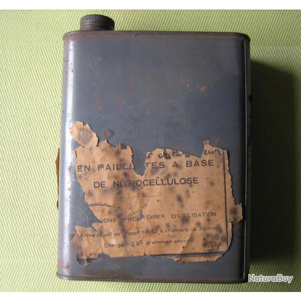 2�me  Baisse  de  prix...  Ancien  bidon  de  poudre de chasse de 2 kg (vide)  .