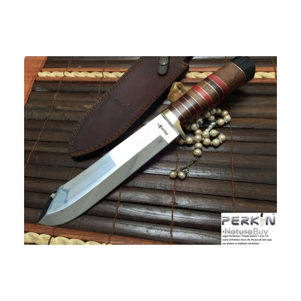 COUTEAU DE CHASSE  ACIER J2 ( PERKIN)