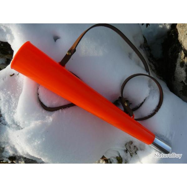 TROMPE...CORNE FLUO  DE 35 cm au son  fort....