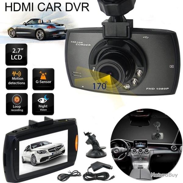 Dashcam Enregistreur Video Voiture Boite Noire Preuve Accident FULL HD 1080P