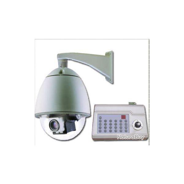 Camera CCD SONY Dome motorise Etanche + controler Joystick PTZ