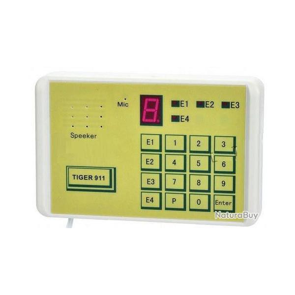 Transmetteur Telephonique Telealarme Autonome 4 numros