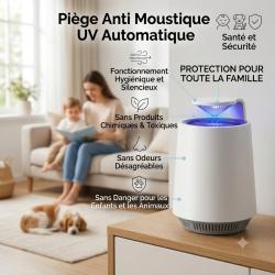 PIEGE MOUSTIQUE CO2 UNIQUE et EFFICACE PHOTOCATALYSE