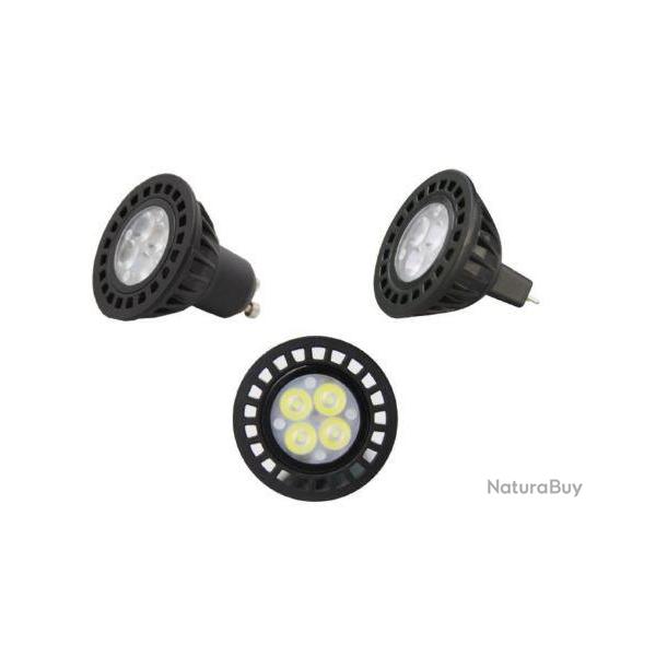 Lot de 10 Ampoules Spot Led GU10 3.5W BlancChaud remplace 35W