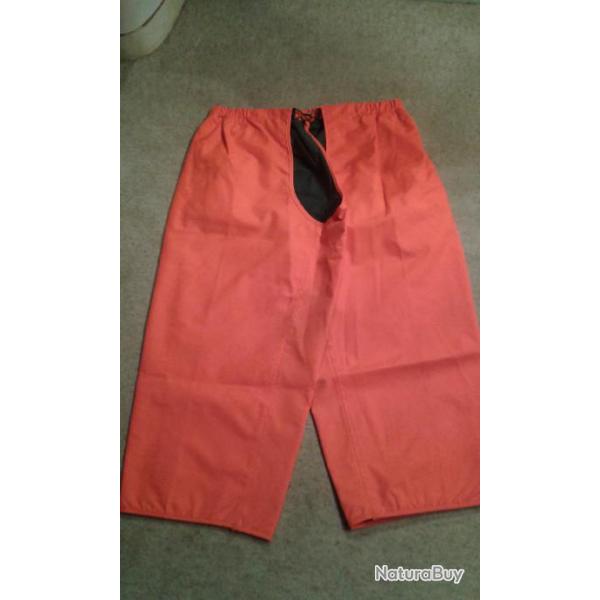 cuissard de chasse neuf orange fluo int�gral  taille XL neuf