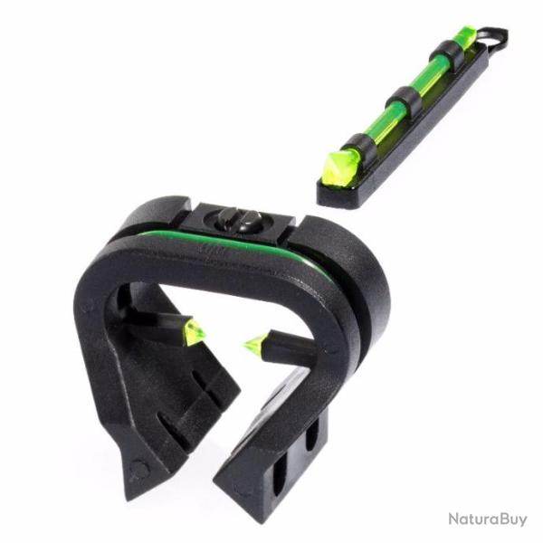 Hausse et guidon de vis�e en triangle Hiviz Triviz Pour bande 6.3 � 9.7 mm