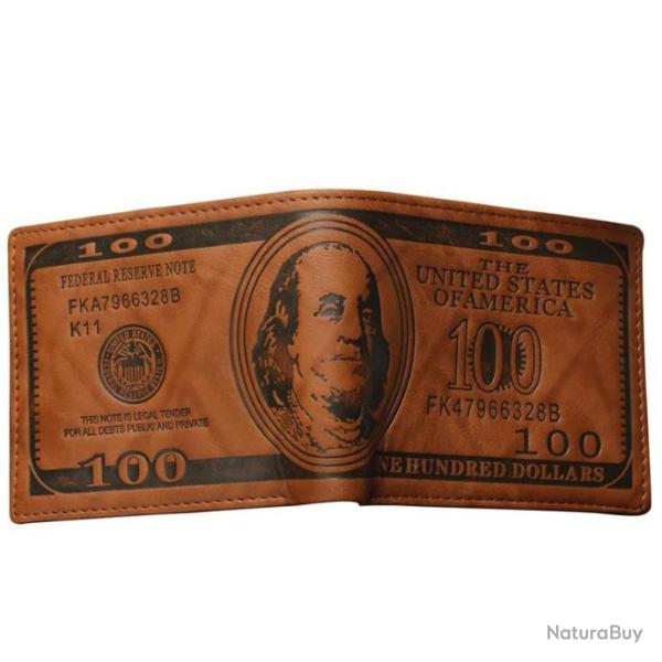 Portefeuille 100 Dollars NEUF