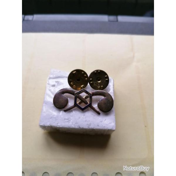 Collars officier armee us CHIMICAL ww2 original