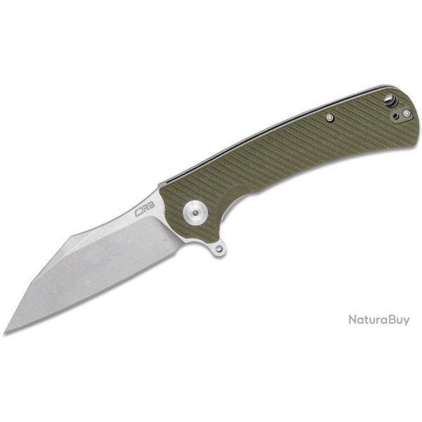 Couteau CJRB Cutlery Talla Green Lame Acier D2 Manche G10 Linerlock Clip J1901GNC