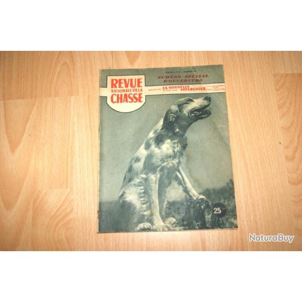 REVUE NATIONALE DE LA CHASSE n25 SEPTEMBRE 1949 -  (d9o186)