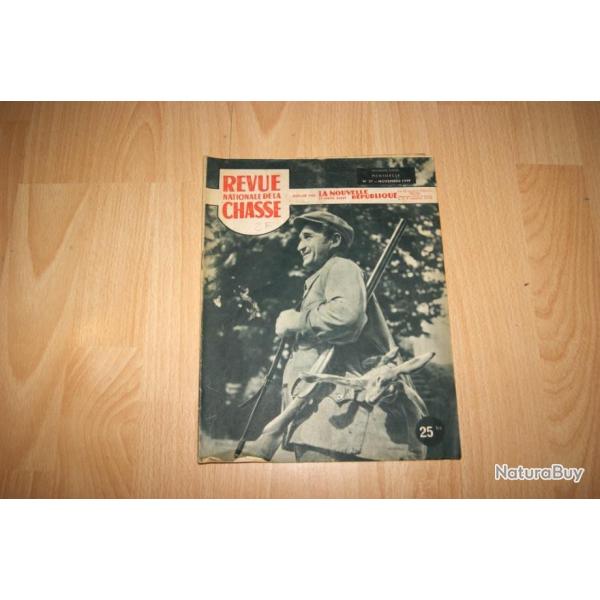 REVUE NATIONALE DE LA CHASSE n27 NOVEMBRE 1949 -  (d9o187)