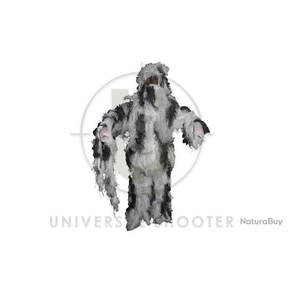Combinaison "Ghillie Suit" camouflage neige M/L