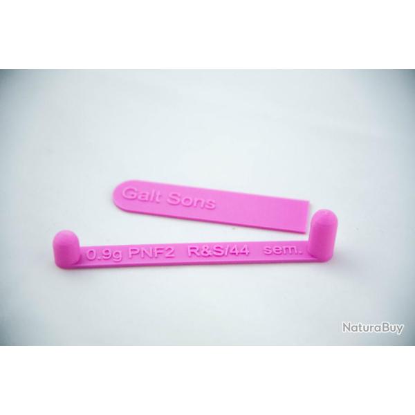 Rogers & Spencer cal. 44 : 1 Double-Dosette "Galt Sons" Poudre Noire/Semoule + Araseur