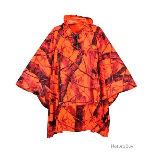 Poncho chasse orange camo Couleur Signalcamo