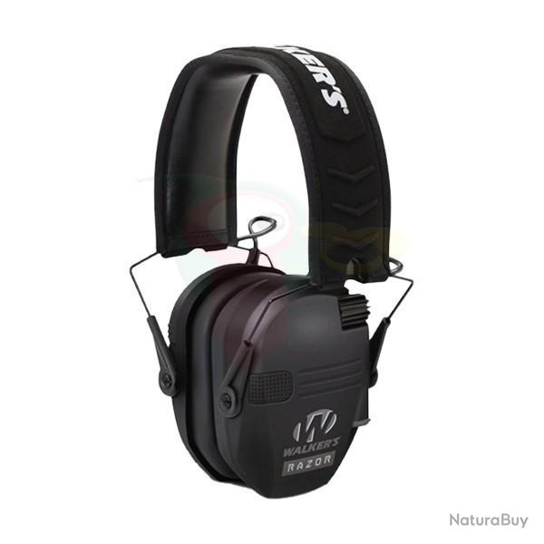 PROMOTION!!! Casque anti-bruit Razor noir 2 micros