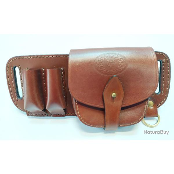 VALENTIN GANCH CARTOUCHIERE 2 TUBES CAL 12 AVEC POCHETTE