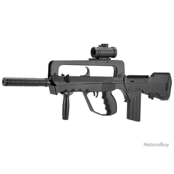 R�plique airsoft M46P Double Eagle Style Famas Noir spring 0.8 joule