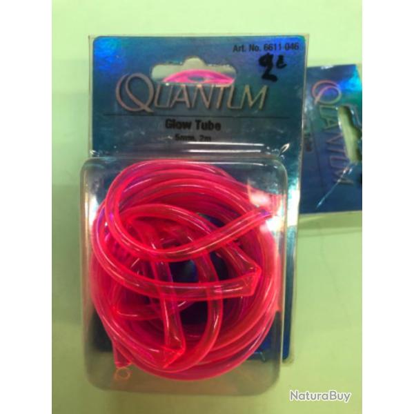 2 m de tube plastique rose 5 mm gaine p�che mer