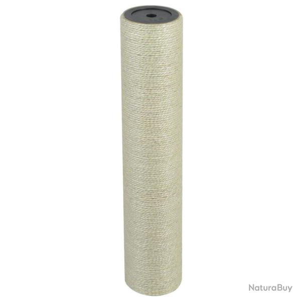 Arbre � chat griffoir grattoir niche jouet animaux peluch� 8 x 40 cm 10 mm beige 3702031