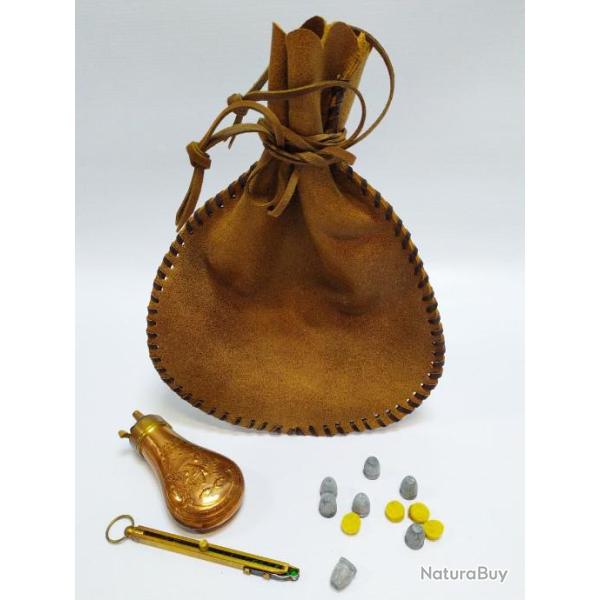 VALENTIN GANCH BOURSE MEDIEVALE POUR POUDRE NOIRE