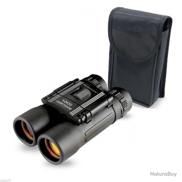 Paire de Jumelles RONGDA 12x30 Zoom - 100m-1000m Camping Nature Outdoor