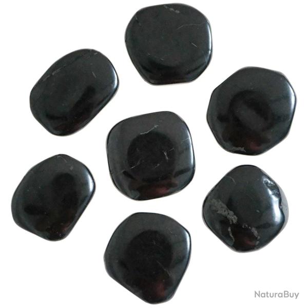Galet plat shungite - A l'unit� 21 � 30 grammes