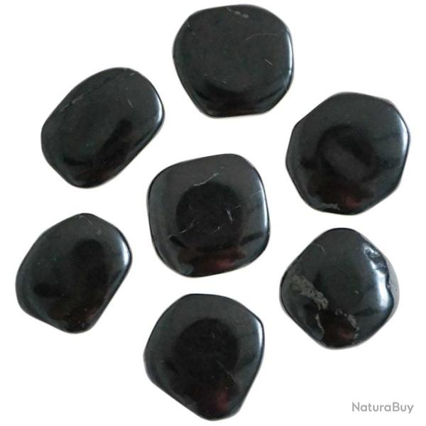Galet plat shungite - A l'unit� 11 � 20 grammes