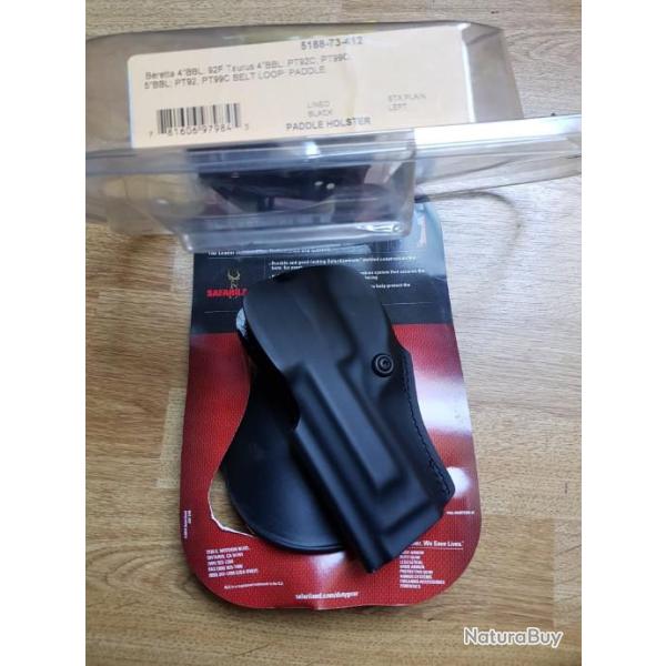 Holster Safariland Gaucher Beretta 92F Taurus PT92 Paddle 5188-73-412