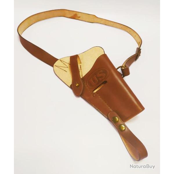 VALENTIN GANCH HOLSTER PILOTE DE CHAR COLT 45