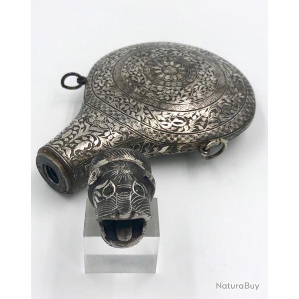 Poire � Poudre, Fer Forg�, Perse XIX�me