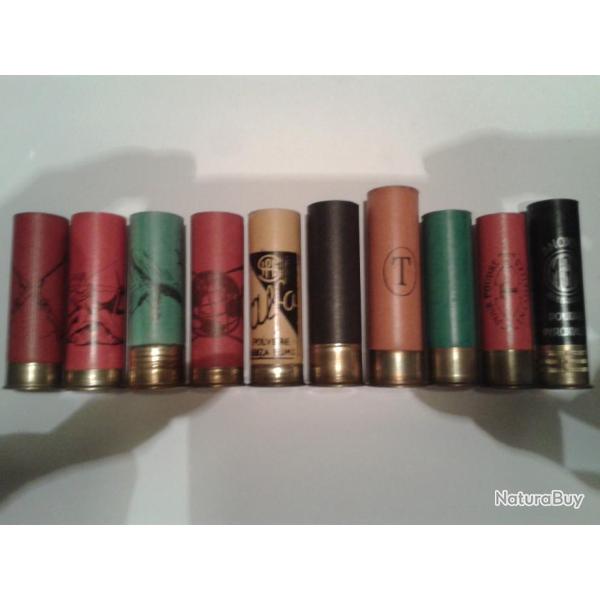 Lot de 10 Douilles vide de collection