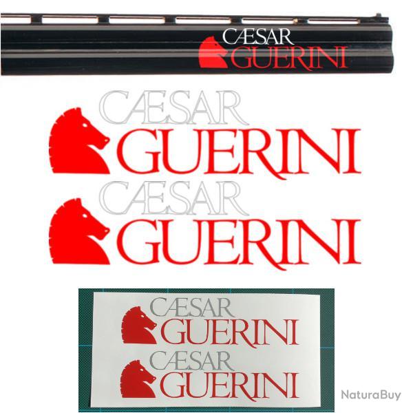 2x CAESAR GUERINI Autocollant Vinyle pour canon. 11 couleurs au choix