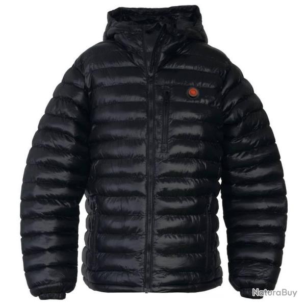 Doudoune matelass�e chauffante homme. Glovii Noir