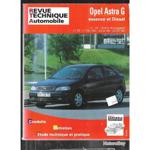 opel astra g essence et di�sel  revue technique automobile etai