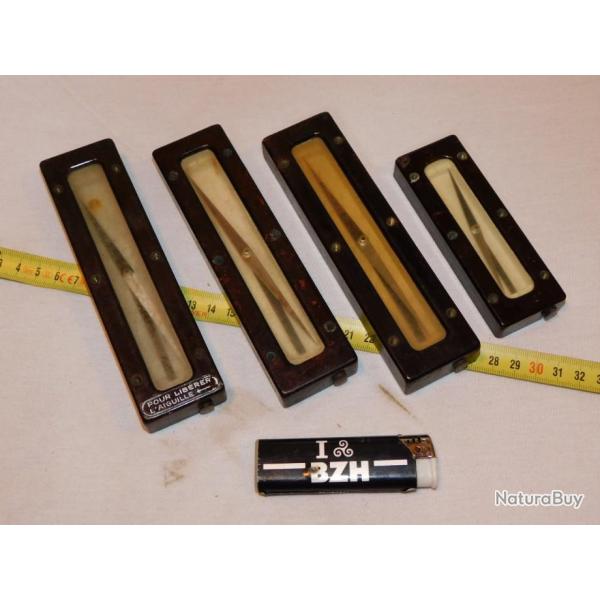 LOT 4 ANCIENNES BOUSSOLES DECLINATOIRES FABRICATION SECRETAN PARIS
