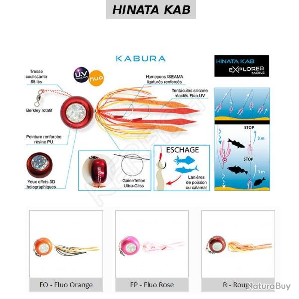 HINATA KAB KABURA EXPLORER TACKLE Rouge 20 g