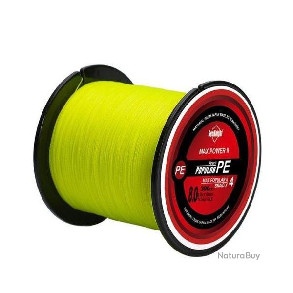 Tri-poseidon 300M Seaknight (DE 3.5KG A 27 KG AU CHOIX) JAUNE  - LIVRAISON GRATUITE   !!